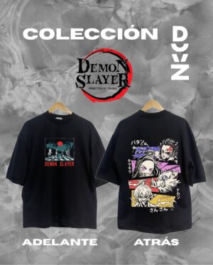 4 Camiseta Demon Slayer "Escuadron Kimetsu"